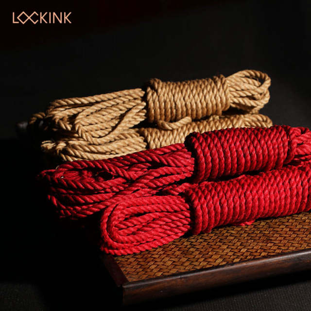 Natural Hand-twisted Hemp Rope for Rope Play