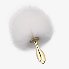 SEVANDA White Bunny Tail  Anal Plug