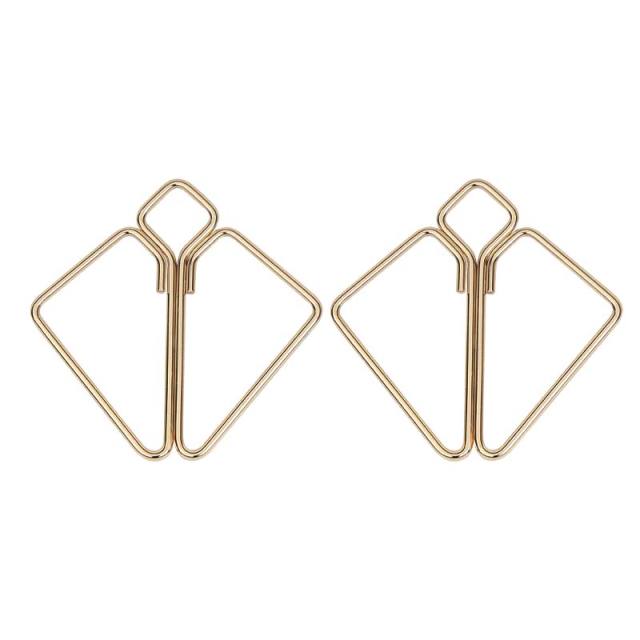 LOCKINK Minimalism Metal Nipple Clamps with Heavy Pendant