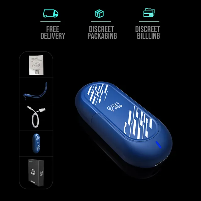 QIUI Keypod-APP Control Keypod & Plactic Chastity Cage Set