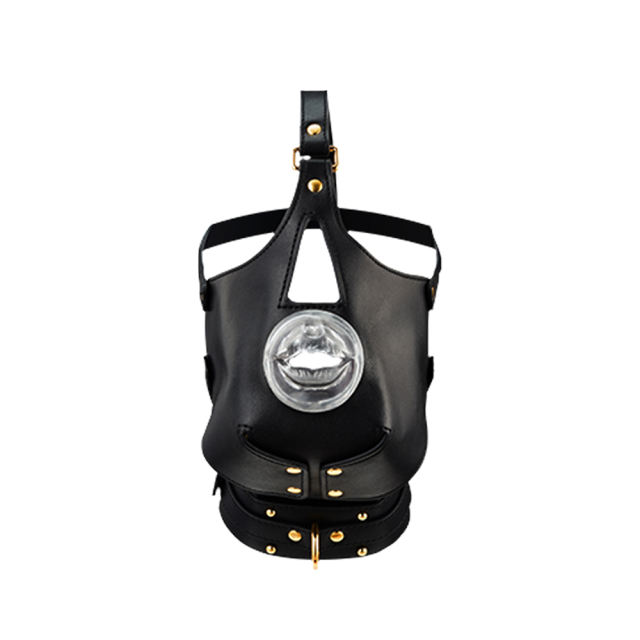 LOCKINK Blowjob Head Harness Muzzle for Puppy Play