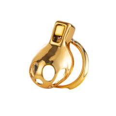 SEVANDA Golden Beatles Metal Chastity Cage