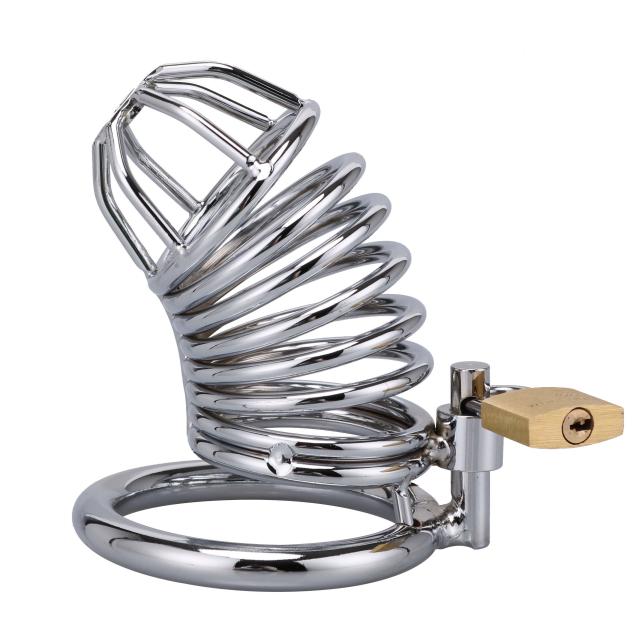 Stainless steel chastity cage