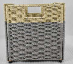 Cherishgard Laundry Hamper，Woven Cotton Rope Laundry Hamper with Handles for Blanket, Toys