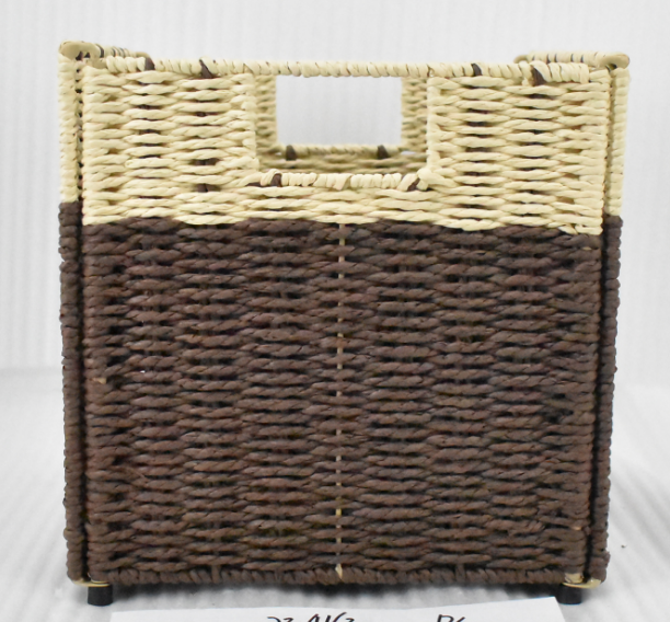 Cherishgard Laundry Hamper，Woven Cotton Rope Laundry Hamper with Handles for Blanket, Toys