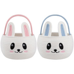CHERISHGARD Easter Egg Hunting Basket，Easter Baskets for Kids，Baby Gift Basket for Books，Eggs，Toys, 6L