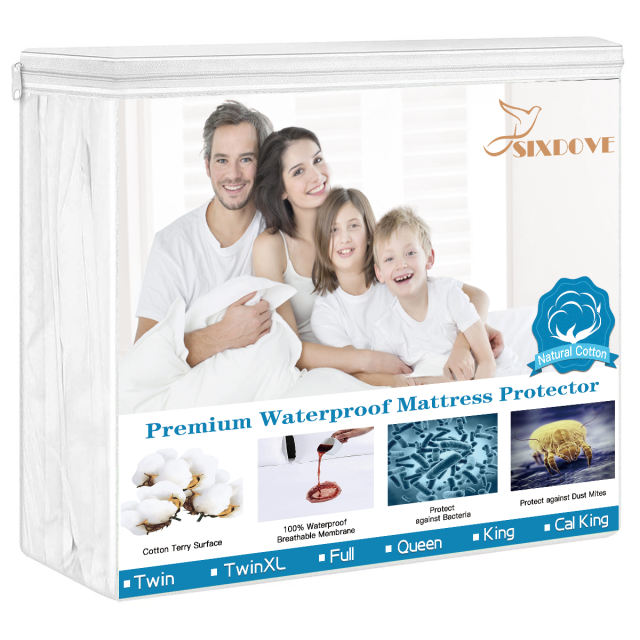 SIXDOVE Fitted Bed Sheets 16 Inch Pocket Bamboo Rayon Fitted Sheet, Super Soft and Cooling Bottom Sheet with 4 Elastic Corner Straps(Cream White, Queen Size)