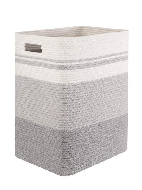 HLAOLA 76L Large Laundry Basket Cotton Rope Storage Bin for Blankets,Toys and Clothes