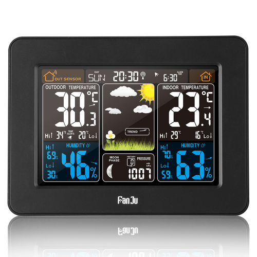 FJ3365 Color Weather Station with Outdoor Sensor