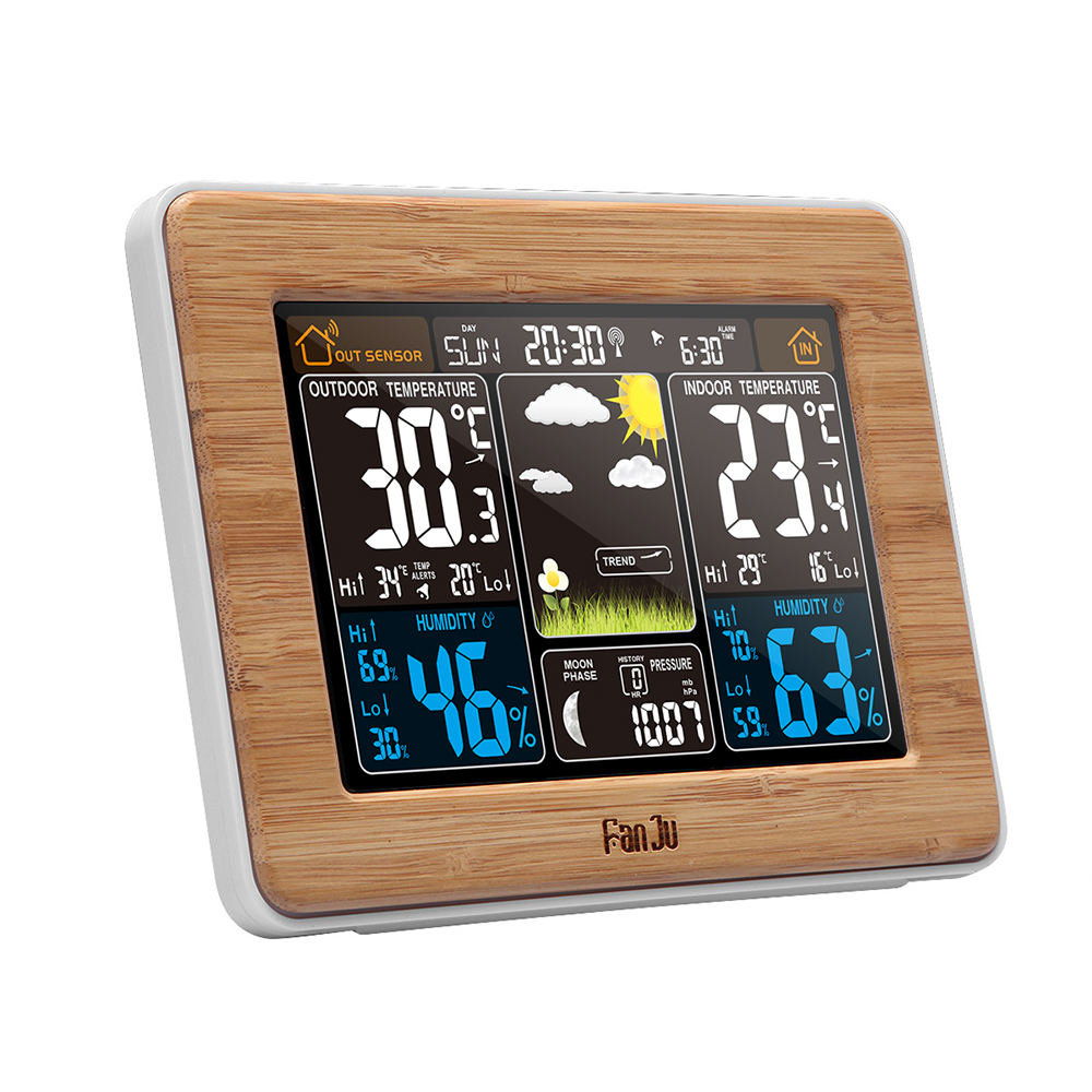 FJ3365 Color Weather Station with Outdoor Sensor