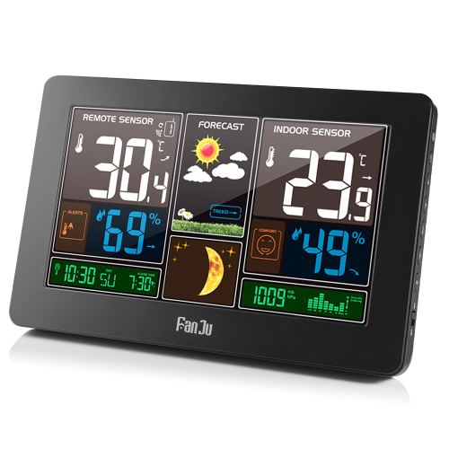 FJ3378 Color Weather Station with Outdoor Sensor