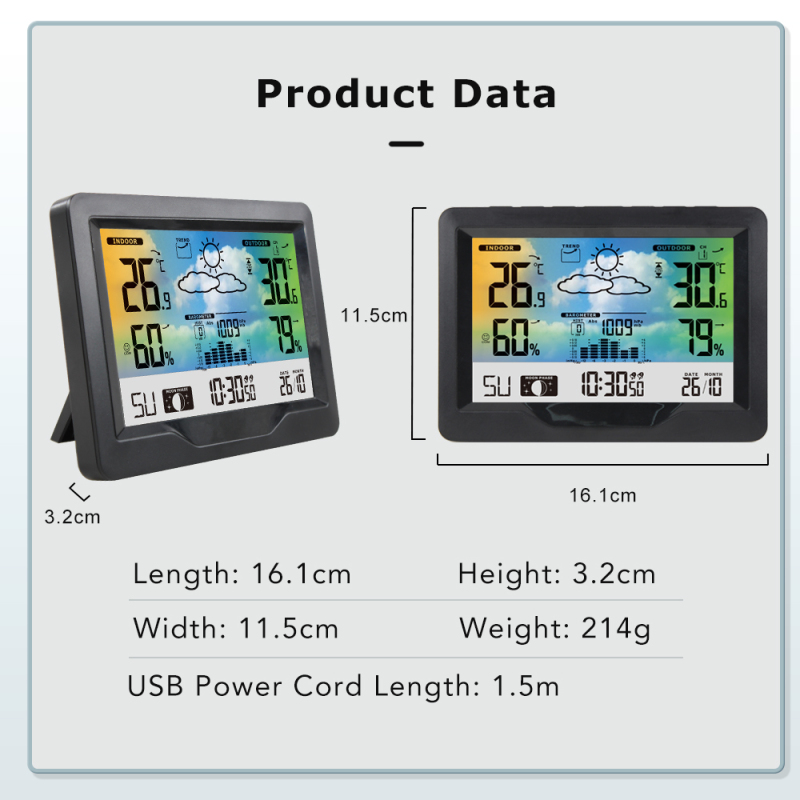 FJ3383F Weather Station with Outdoor Sensor