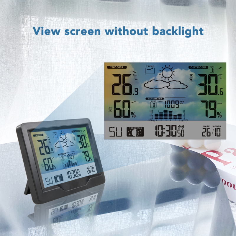 FanJu丨Professional WIFI Weather Station with Outdoor Sensor Wind Speed  Temperature Thermometer