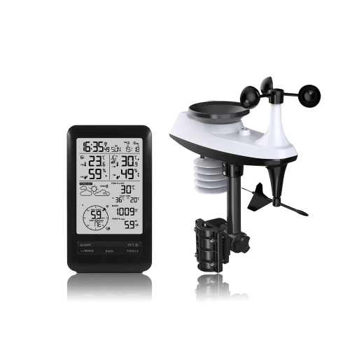 FanJu丨Professional Weather Station with Outdoor Sensor Temperature  Thermometer