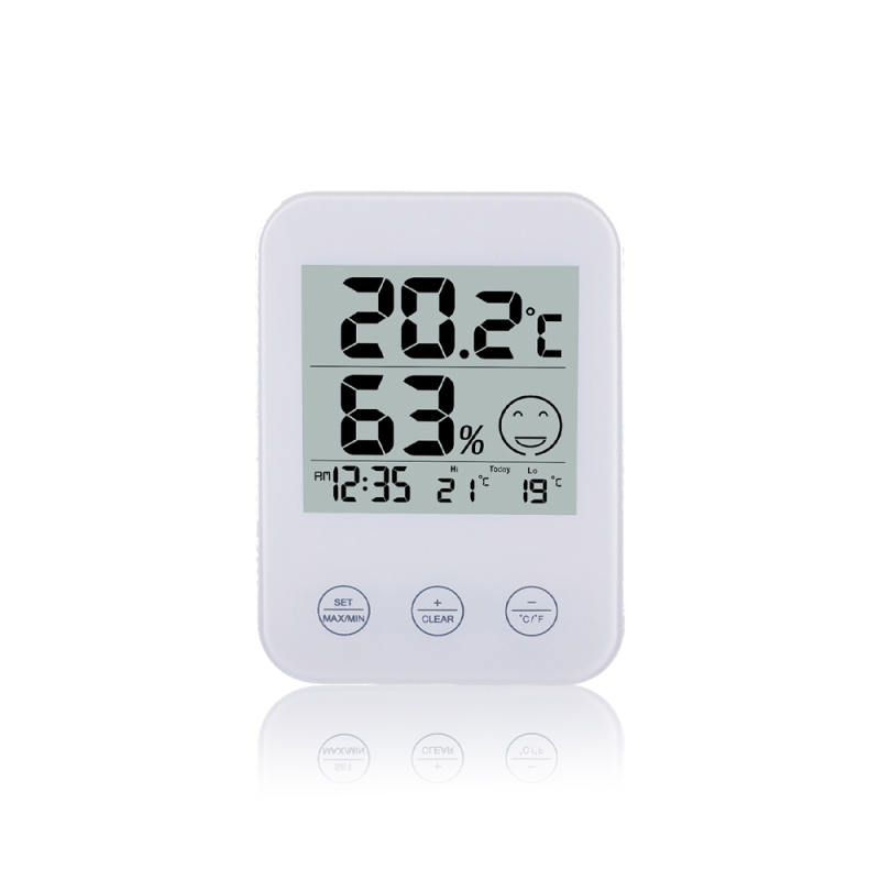 FJ718 Indoor Thermometer with Clock