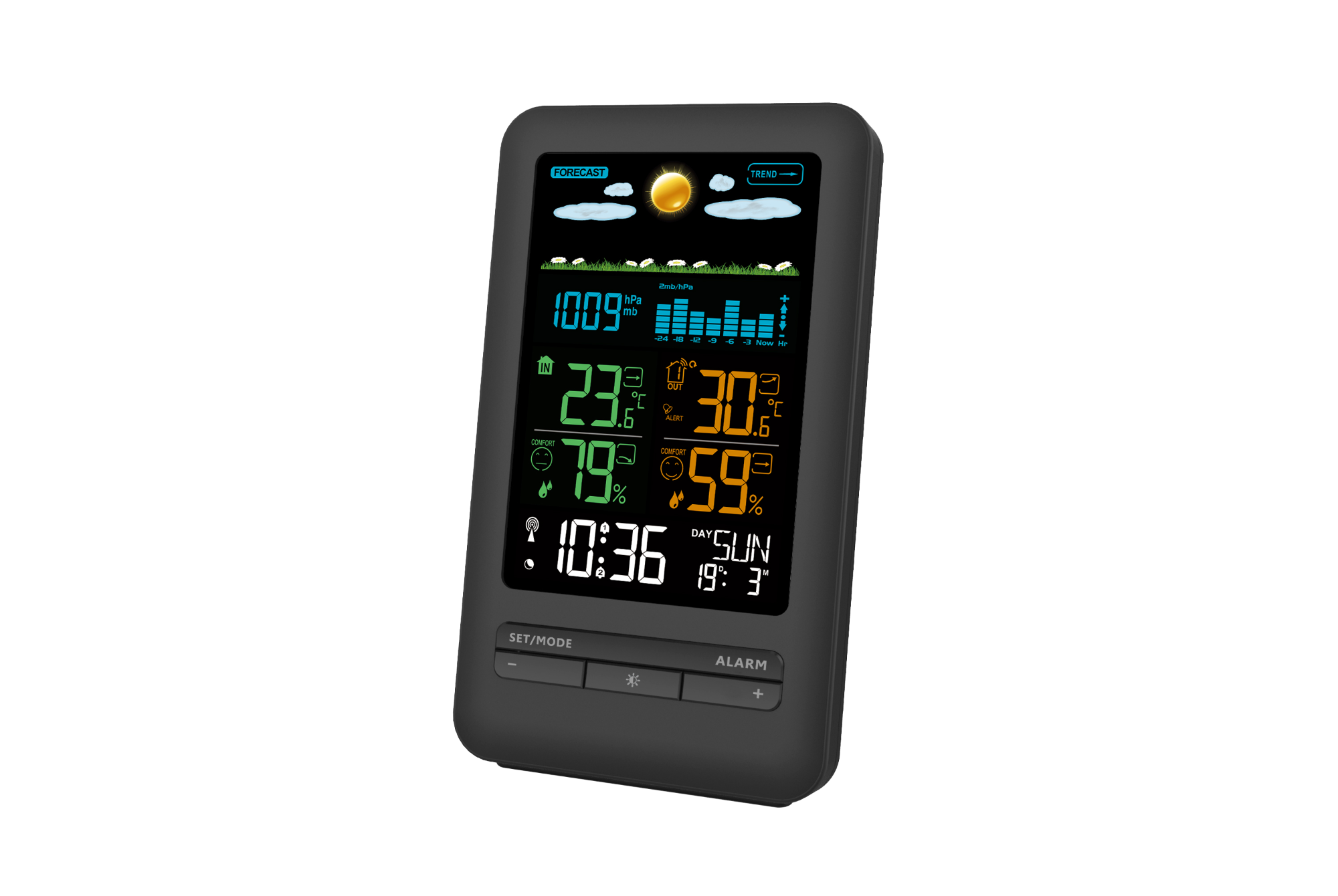 FJ3395C Color Weather Station with Outdoor Sensor
