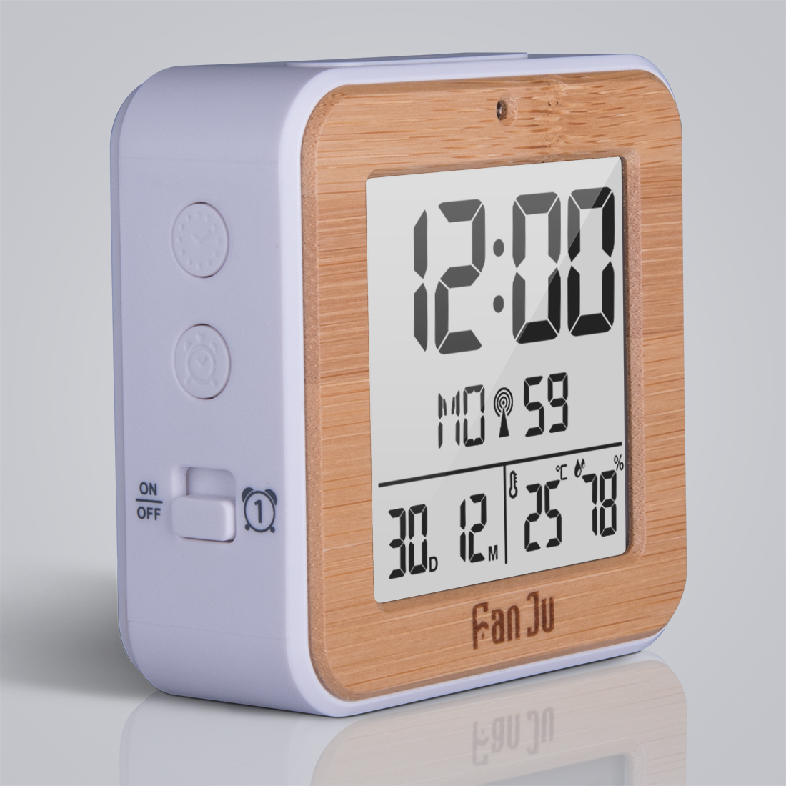 FJ3533 Digital Alarm Clock with Temperature