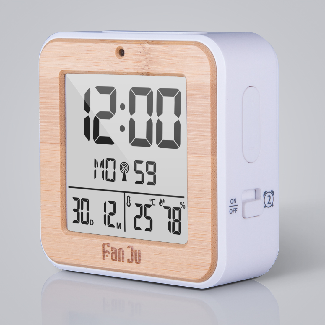 FJ3533 Digital Alarm Clock with Temperature