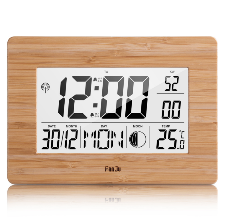 FJ3530 Big Size Digital Alarm Clock with Temperature