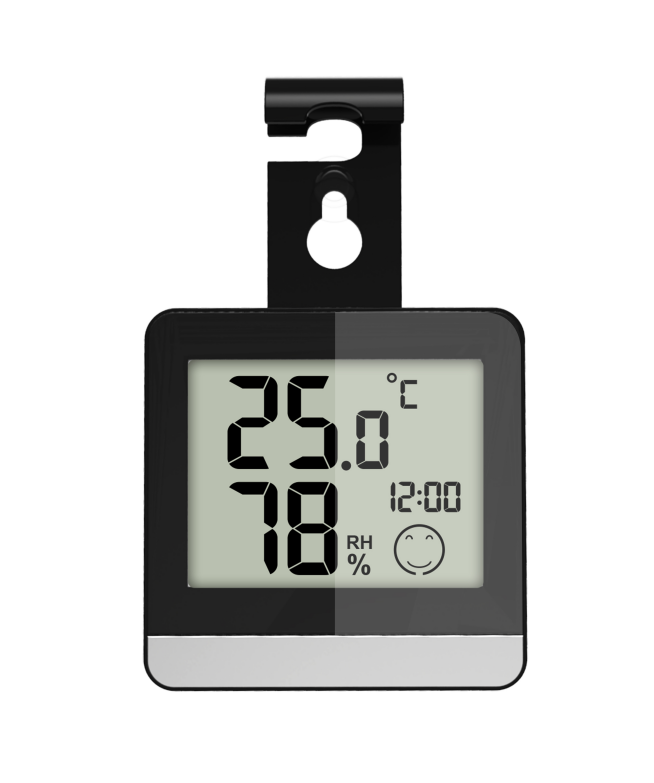 FJ2242TH Indoor Thermometer with Time