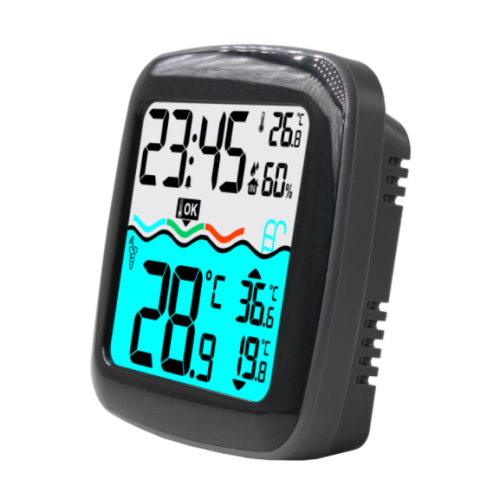 FJ3385 Swim Pool Thermometer Clock with Outdoor Sensor