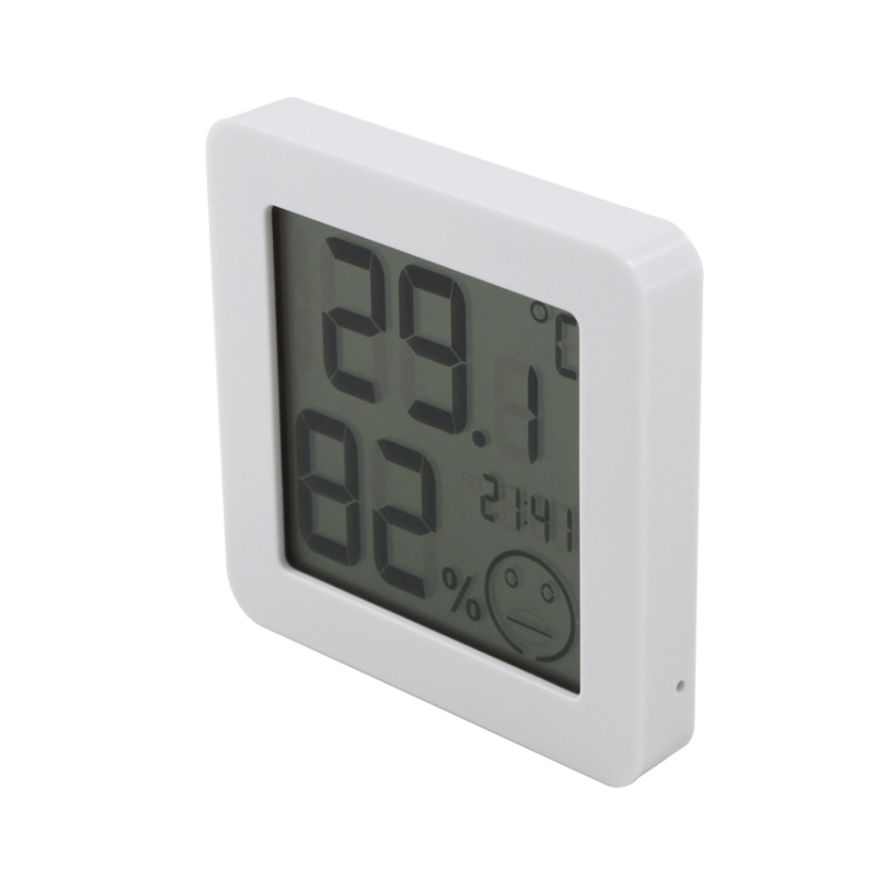 FJ730 Indoor Thermometer with Time Temperature Humidity