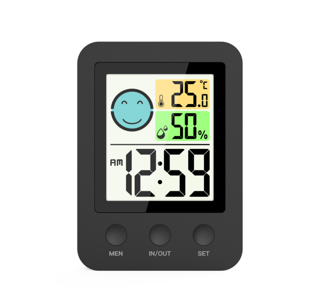 FJ746 Indoor Thermometer with Time