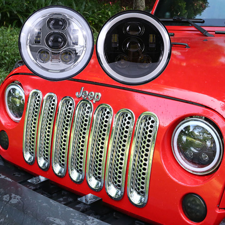 7 Zoll Round Led Headlights Applikatioun