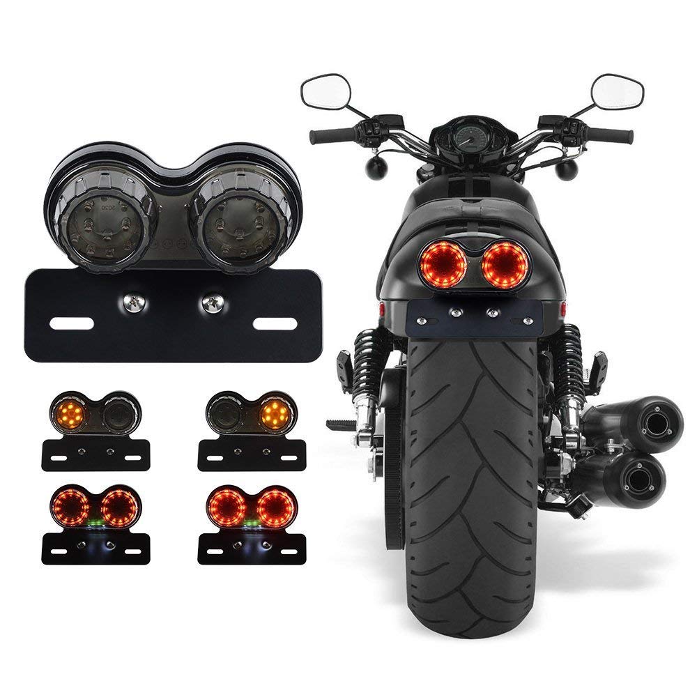 Universal Motorcycle Led Tail Light ასამბლეა