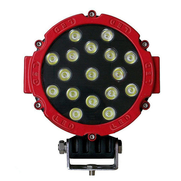 red 6 inch round led driving lights