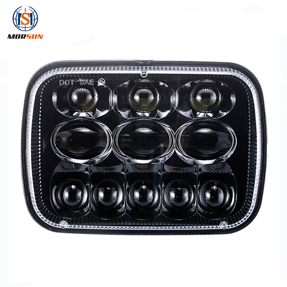 5x7 Led Headlights pikeun jeep