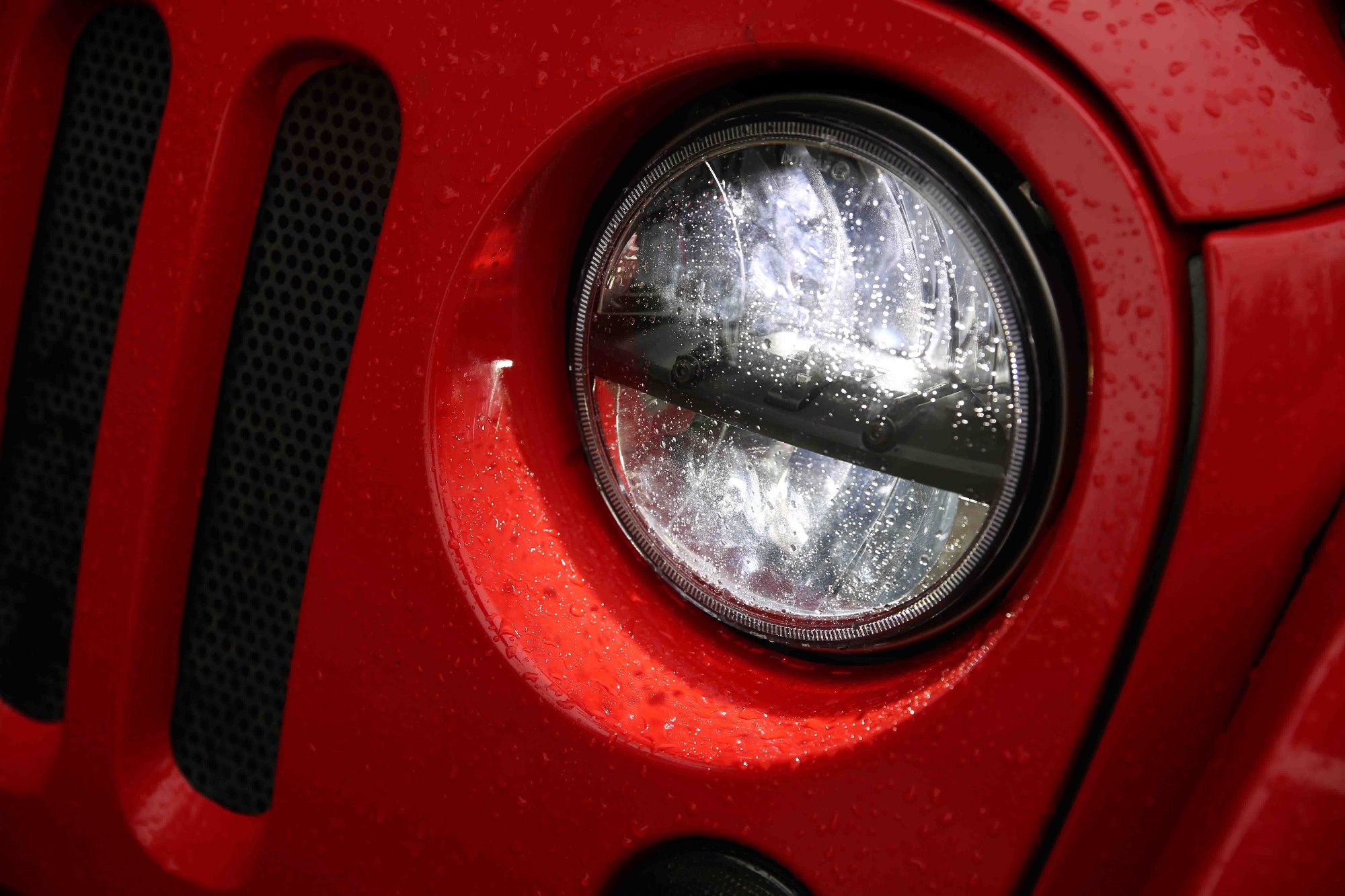 Jeep wrangler 7 pouces phares à led Application