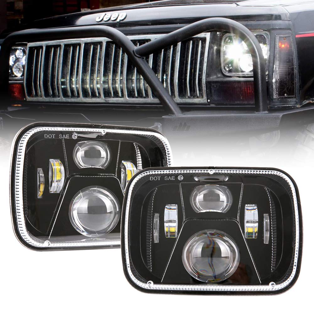 5x7 square led headlights Application