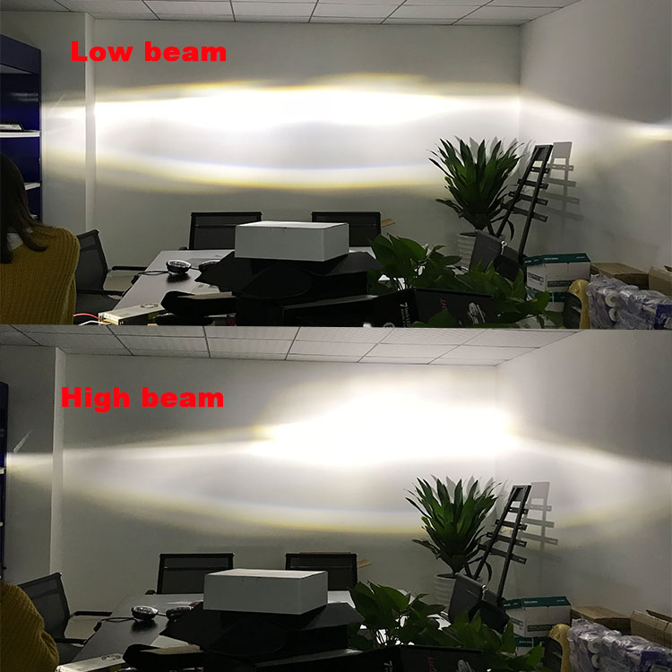 7 tollised ümmargused LED-esituled hi lo beam