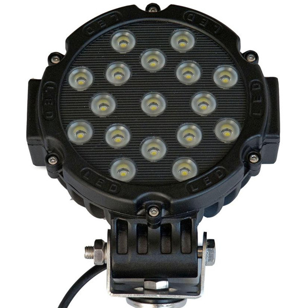 black 6 inch round led driving lights