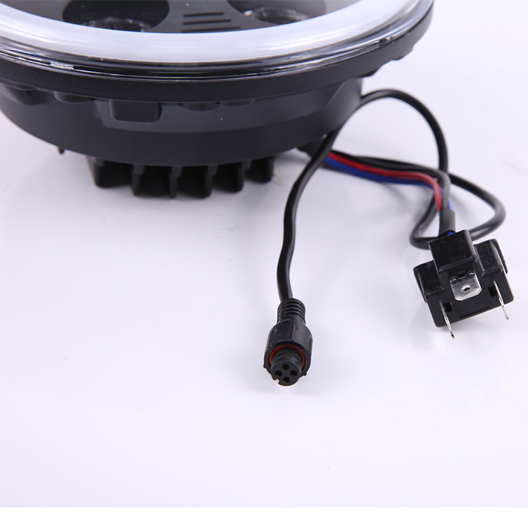 7 pulgada rgb na humantong headlight Bluetooth control