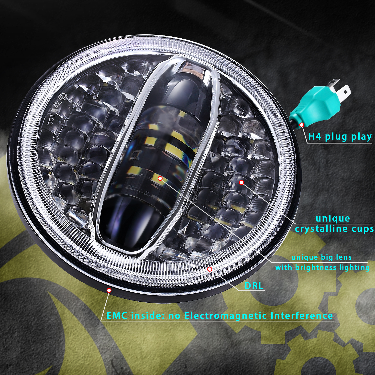 7 inch Led Headlight