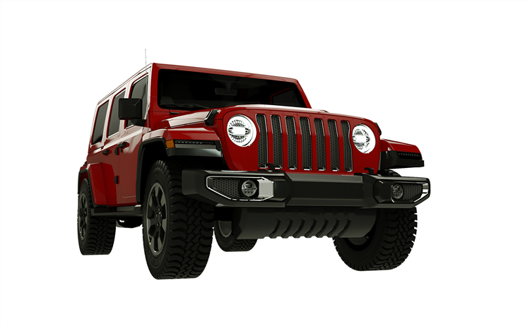 Luzes Halo de 7 polegadas para Jeep JL