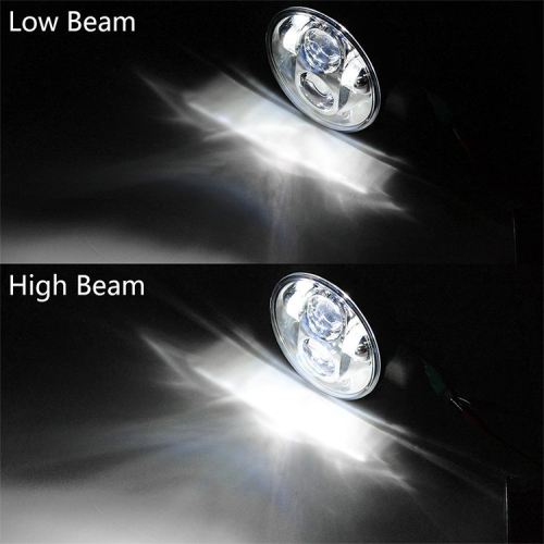 Black/chrome 5.75 Inch Motorcycle Projector LED Headlight for Motorcycle Dyna Harley