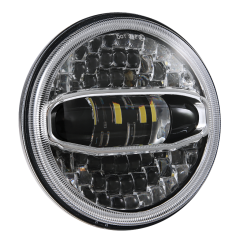 Нов 7-инчов Led проектор Harley Davidson Фарове 108W DOT E9 Led мотоциклетни фарове за Harley