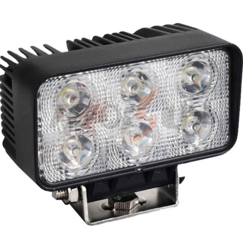 18W LED work light dual row spot/flood