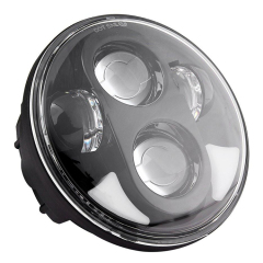 5.75 Zoll LED-Scheinwerfer Halo Ring weiß DRL Angel Eye für Motorrad Sportster Touring