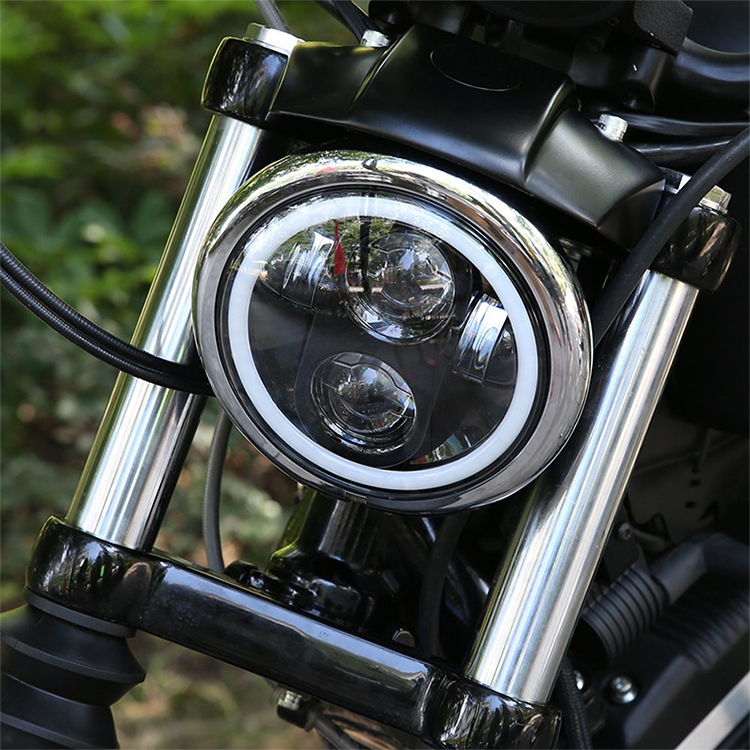 Phares LED 5.75 pouces 7 pouces pour motos Harley Davidson - Morsun LED