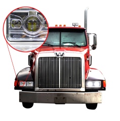 4x6 inç far kamyon aksesuarları kenworth t800 peterbilt led far için