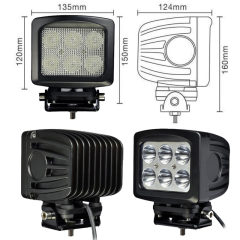 60W Cree Led Light di travagliu universale per a maiò parte di i veiculi