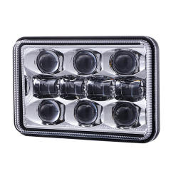 Para peterbilt 378 379 farol LED 4X6 polegadas 4800lm impermeável led caminhão leve