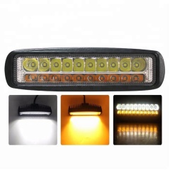 White/yellow led light bar works light car lighting