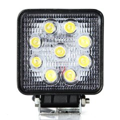 Lampu kerja LED persegi 27W untuk mobil / truk