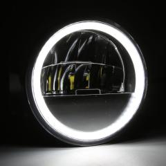 4.5 collu Halo DRL miglas lukturis motociklu vadītiem papildu miglas lukturiem