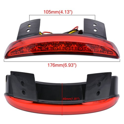 LED Tail lamp for harleys Rear brake light for Touring Sporter XL 883 1200